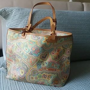 Fun and Unique Dooney and Burke Leather Handbag